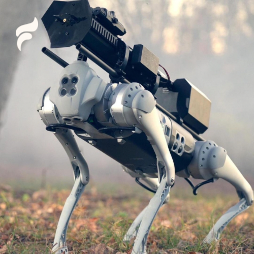 El innovador perro lanzallamas robótico de Throwflame